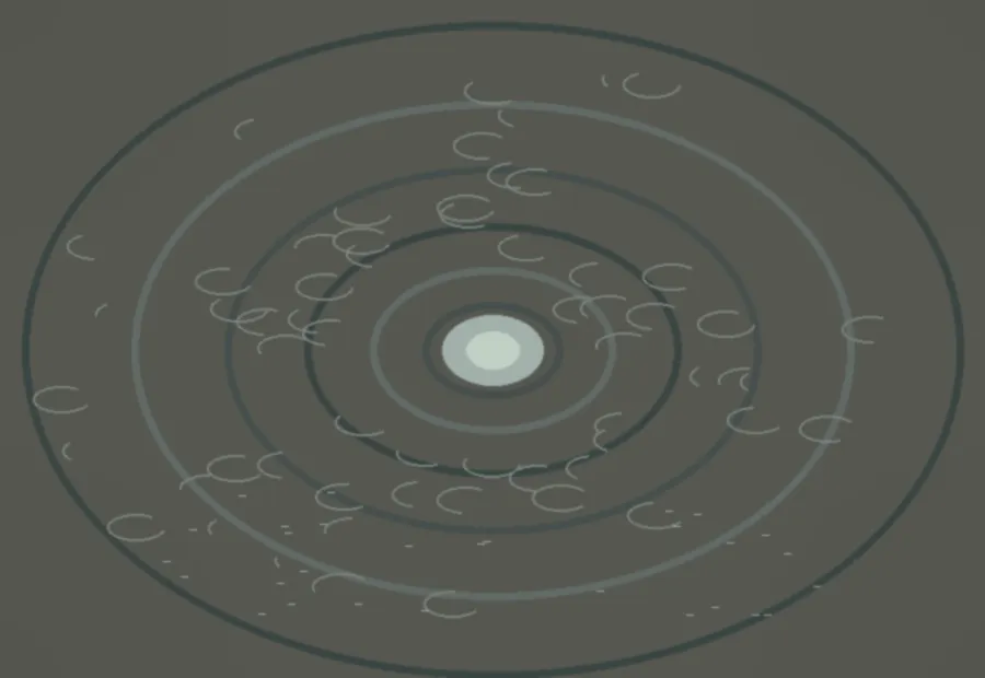 Illustration of the same line after jetting, walls clean