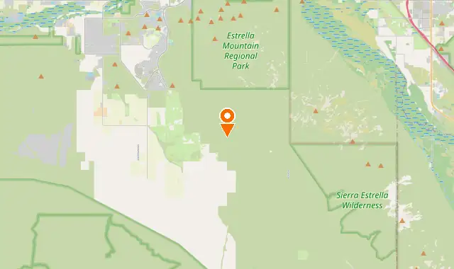 Street map of Goodyear, AZ