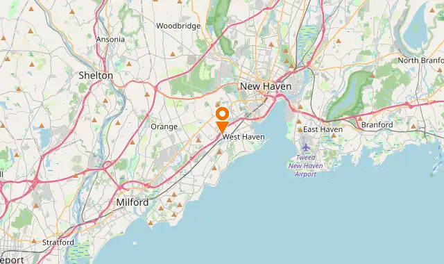 Street map of West Haven, CT