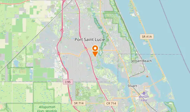 Street map of Port Saint Lucie, FL