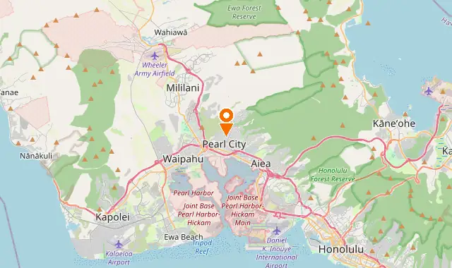 Street map of Pearl City, HI