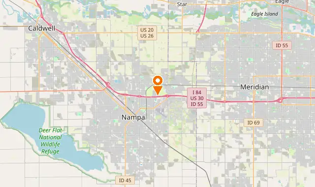 Street map of Nampa, ID