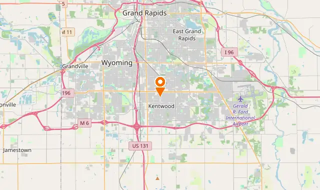 Street map of Kentwood, MI