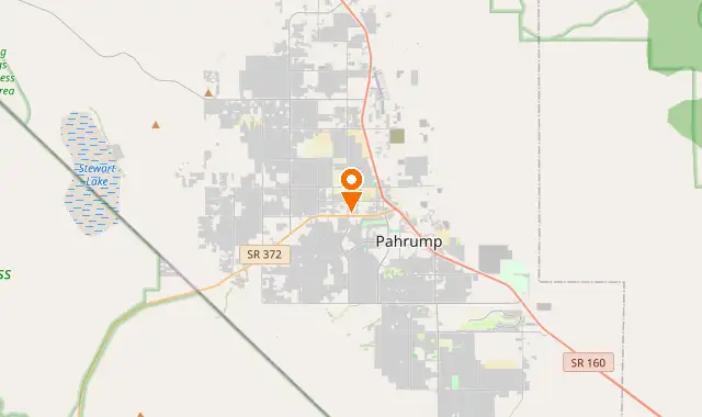 Street map of Pahrump, NV