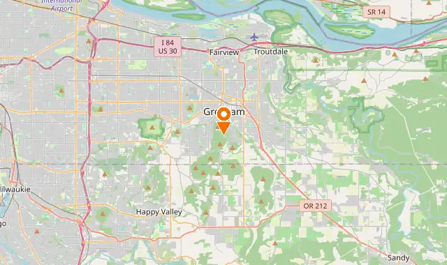 Street map of Gresham, OR