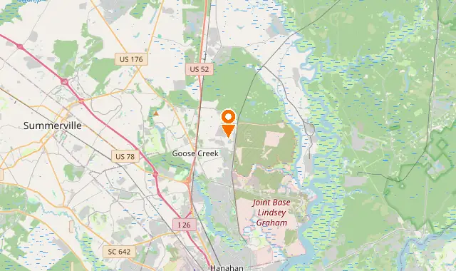 Street map of Goose Creek, SC