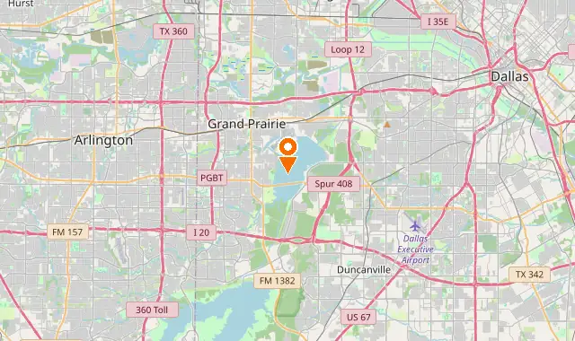 Street map of Grand Prairie, TX