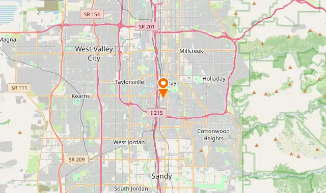 Street map of Murray, UT