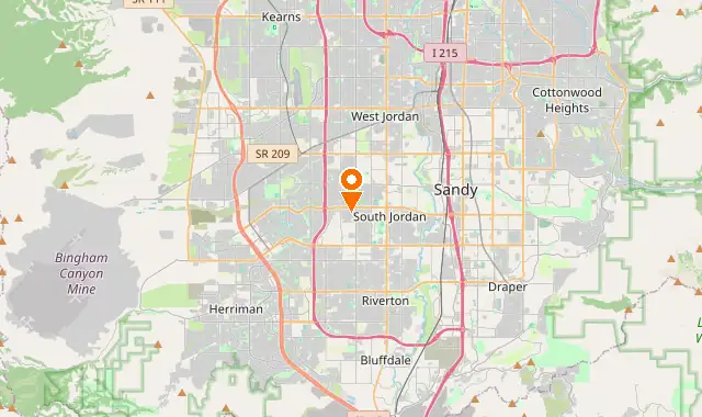 Street map of South Jordan, UT