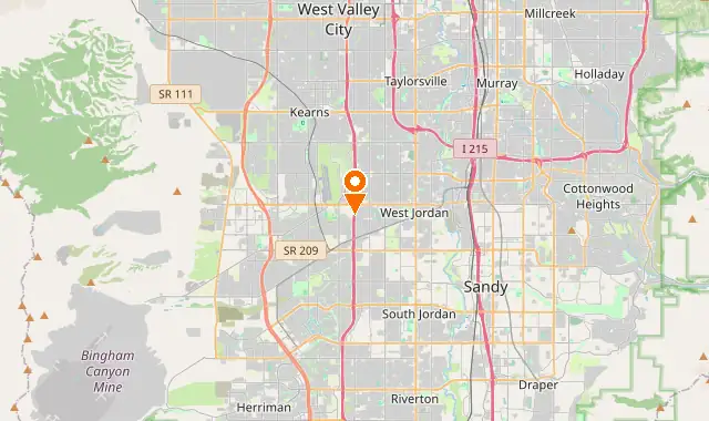 Street map of West Jordan, UT